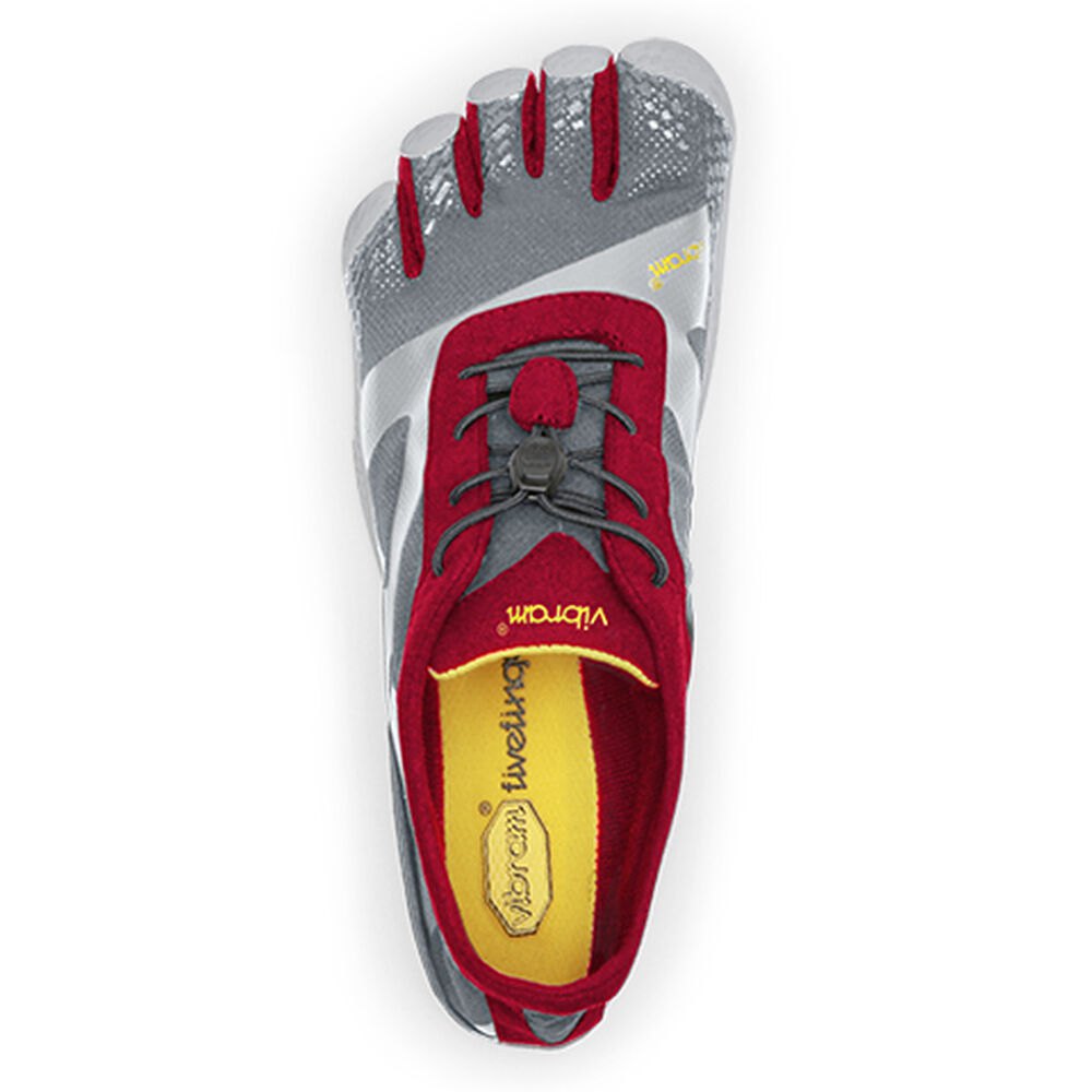 Tenis Deportivos Hombre Grises/Rojos - FiveFingers Kso Evo - KAJZGX-067